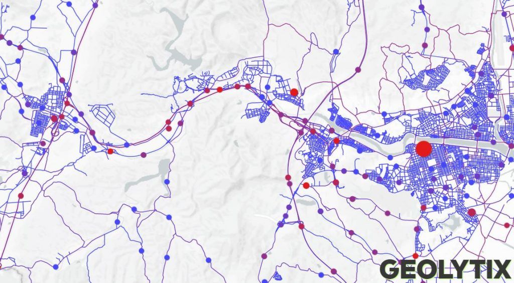 Inferring Traffic Counts from Network Centrality