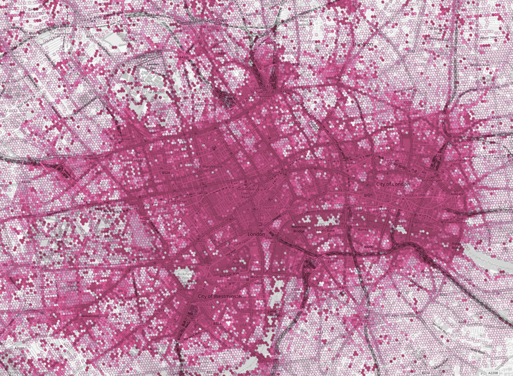 Interaction Surfaces: Illustrate The Complexity Of The City