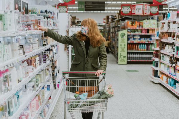 Person shopping at an Asda supermarket